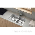 Stainless Steel Double Bowl Undermount Handmade Kitchen Sink